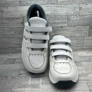 Biofit Orthofeet 650 White Leather Hook Loop Walking Shoes Men Size 10‎ 4E